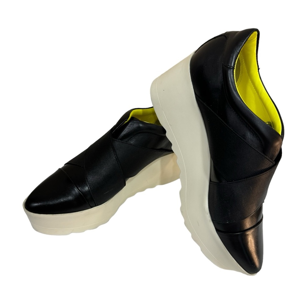 Sporty designer leather platform sneakers 💵🛍️✨💕